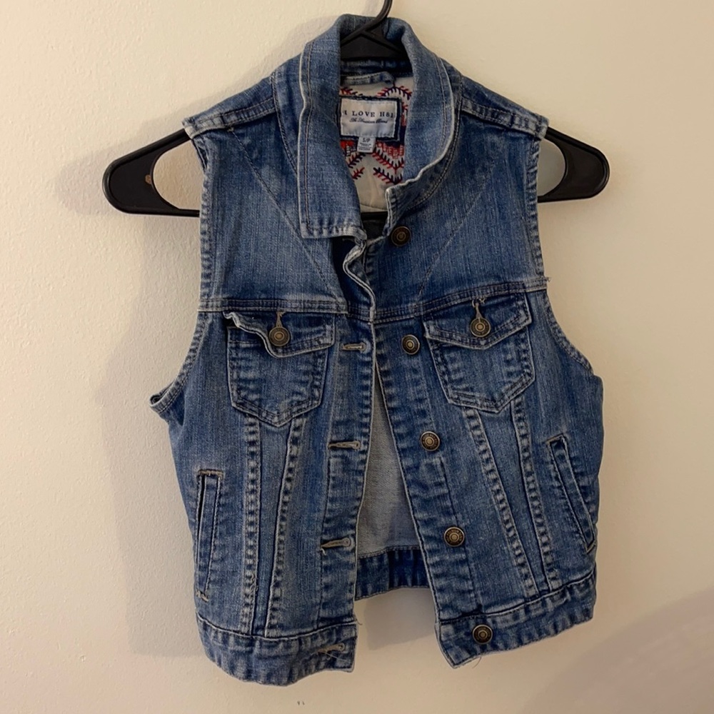 I Love H81 Jean Vest